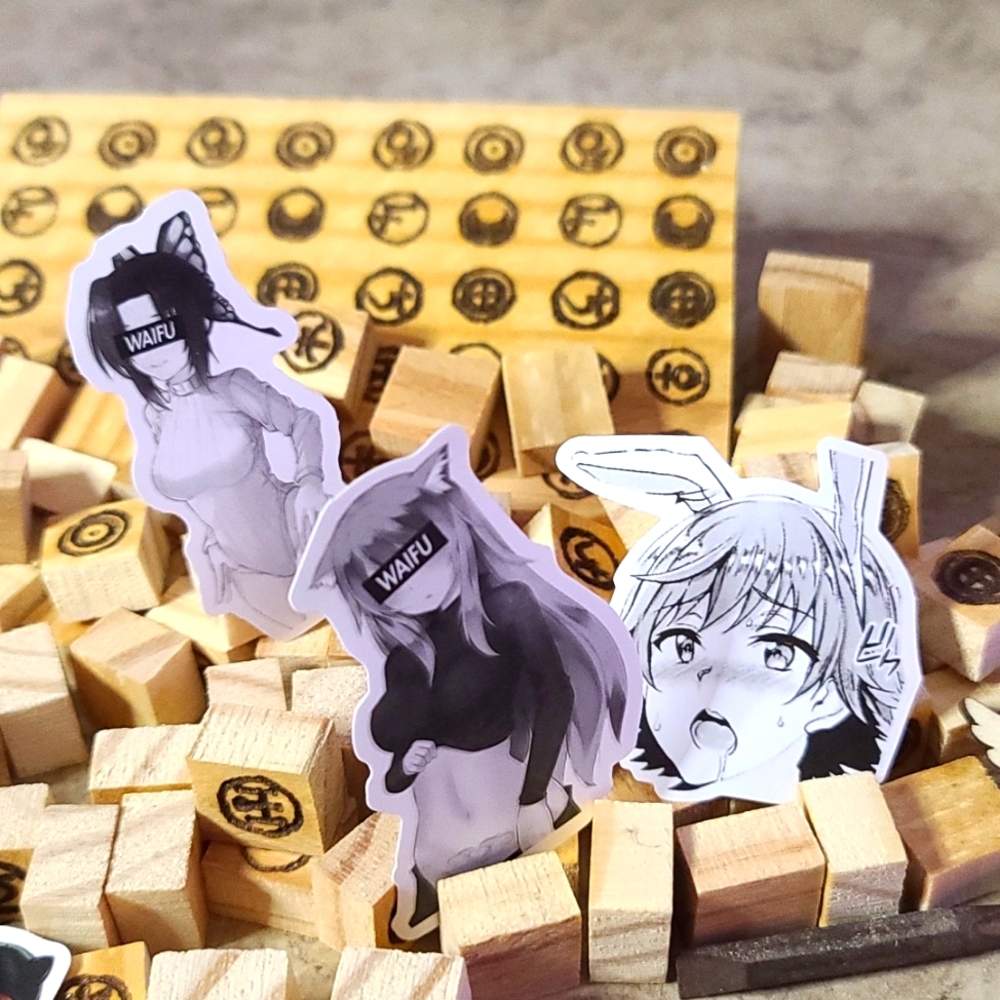 Waifu Anime Stickers